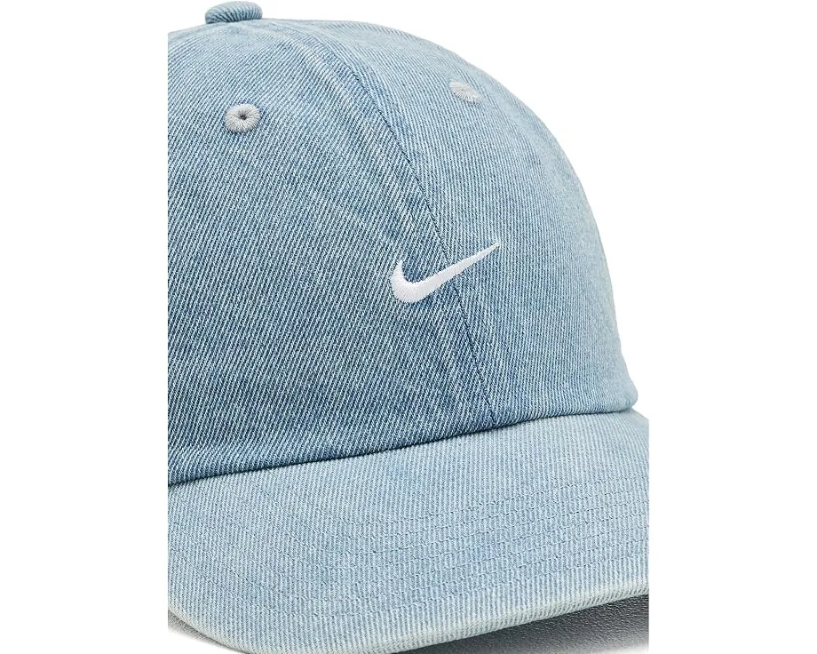 Бейсболка Nike Club из денима с неструктурированным кроем