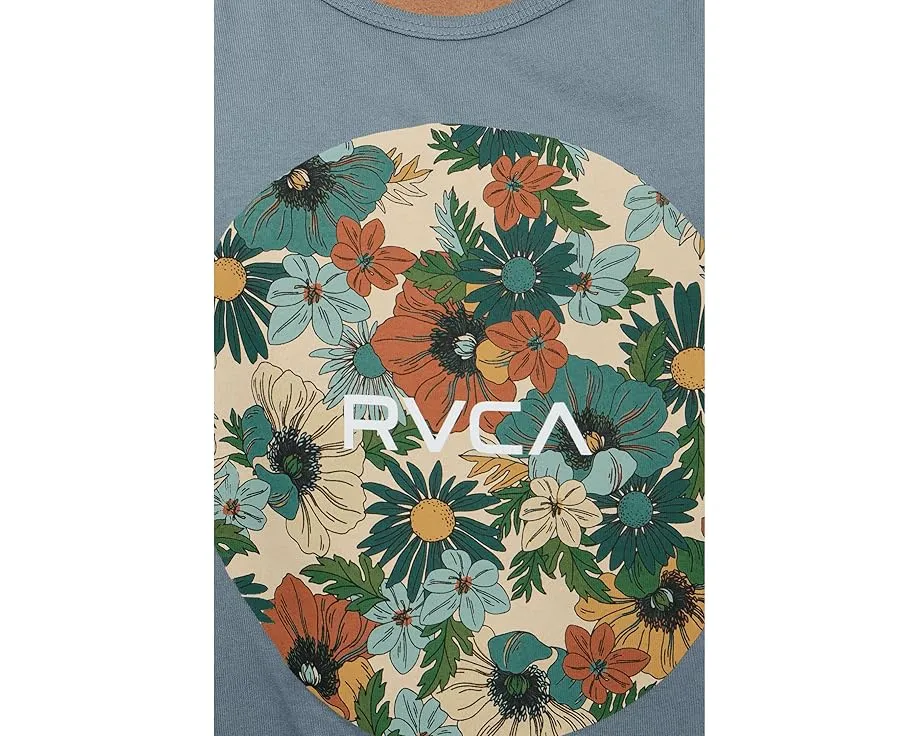 Майка RVCA Motors Tank с принтом и вырезом лодочкой