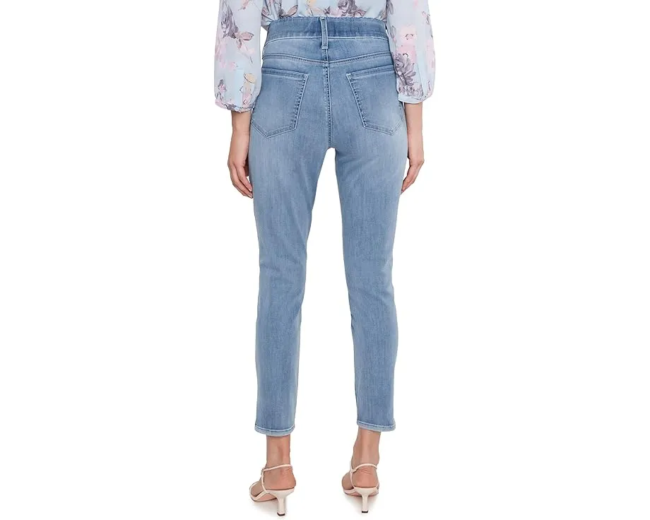 Джинсы Ami Skinny Ankle с разрезом по боку и поясом Waist-Match от NYDJ