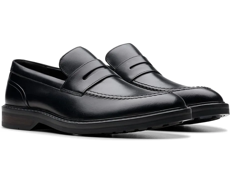 Clarks Aldwin Step с верхом из премиальной кожи и резиновой подошвой