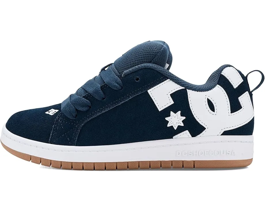 Детские кроссовки DC Kids Court Graffik SE из замши с вентиляцией