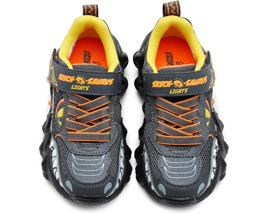 Детские светящиеся кроссовки Skechers Skech-O-Saurus Lights 2.0 с дизайном динозавра