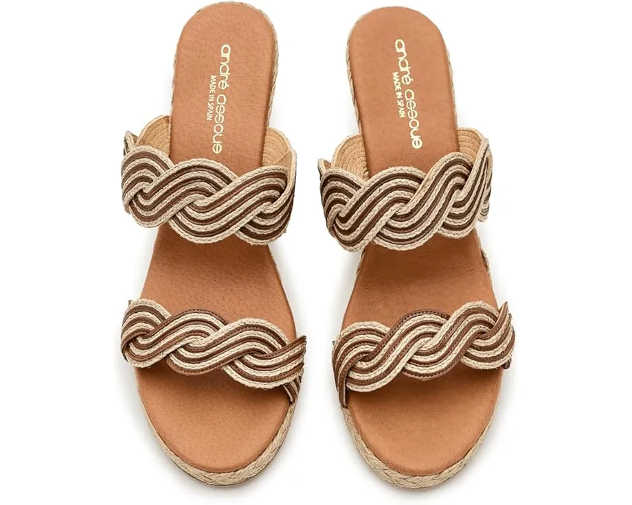 Сандалии Andre Assous Nolita Twist на эспадрилье с двойным ремешком