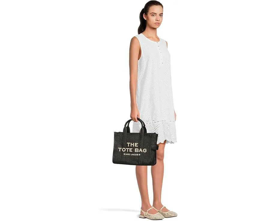 Сумка тоут Marc Jacobs The Woven Medium Tote Bag из ткани с плетеным узором
