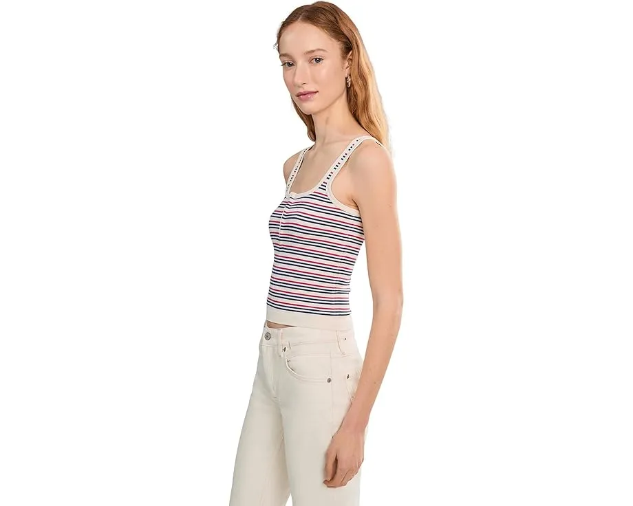 Топ-ками Striped Simply Soft Cami от Free People с квадратным вырезом