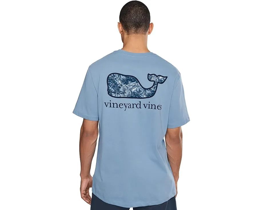 Футболка Vineyard Vines Sport Fisher Palm Whale с коротким рукавом и графикой