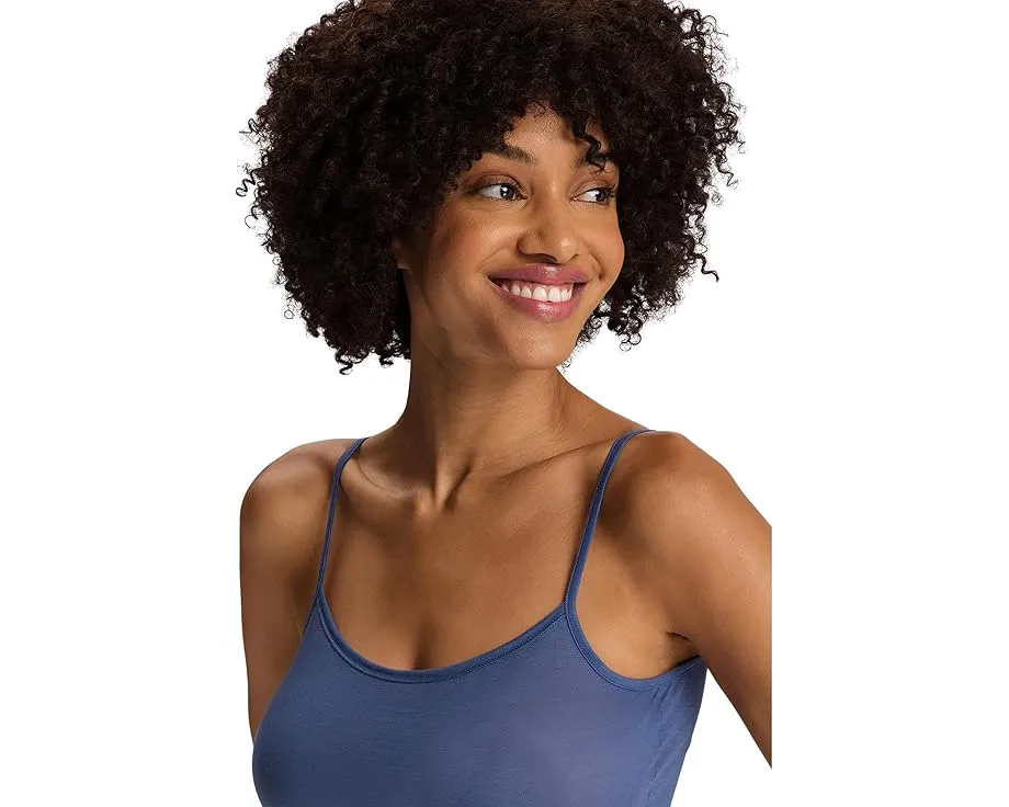 Ультралегкая майка-бюстье Hanro Ultralight Spaghetti с отделкой из сатина