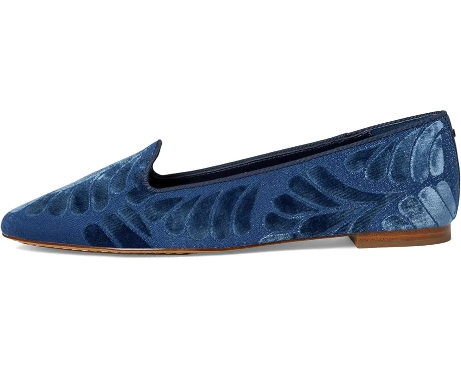 Лоферы Birdies The Sparrow из бархата с вышивкой и острым носком