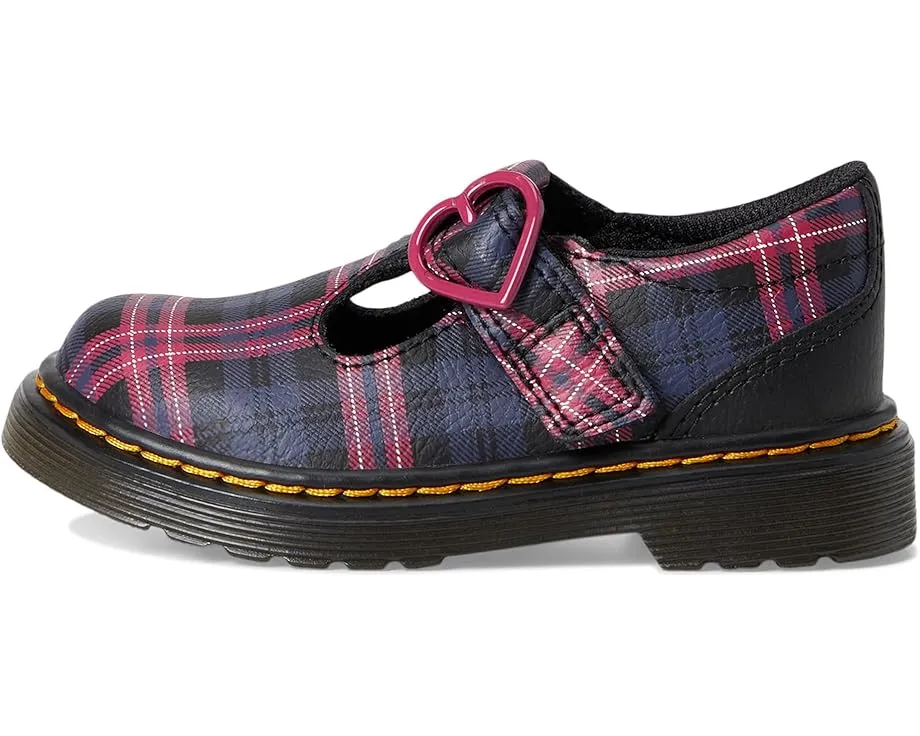 Туфли T-bar Dr. Martens Polley II T для малышей с перфорацией