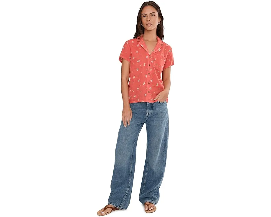 Рубашка Camp Cove из легкого органического хлопка с короткими рукавами Toad&Co