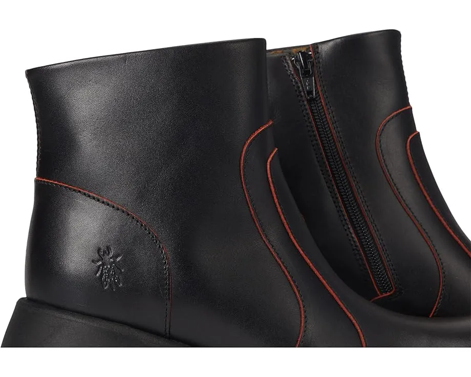 Ботинки Hewi304fly на расклешенном каблуке из мягкой кожи FLY LONDON