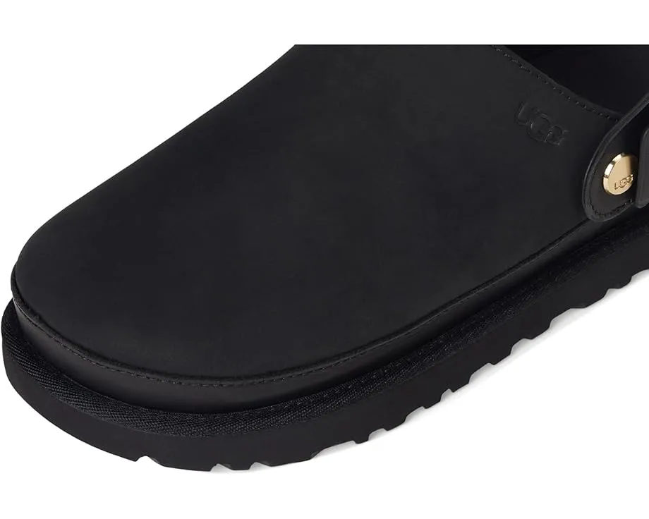 UGG Goldenstar Villa Clogs из нубука с регулируемым задним ремешком