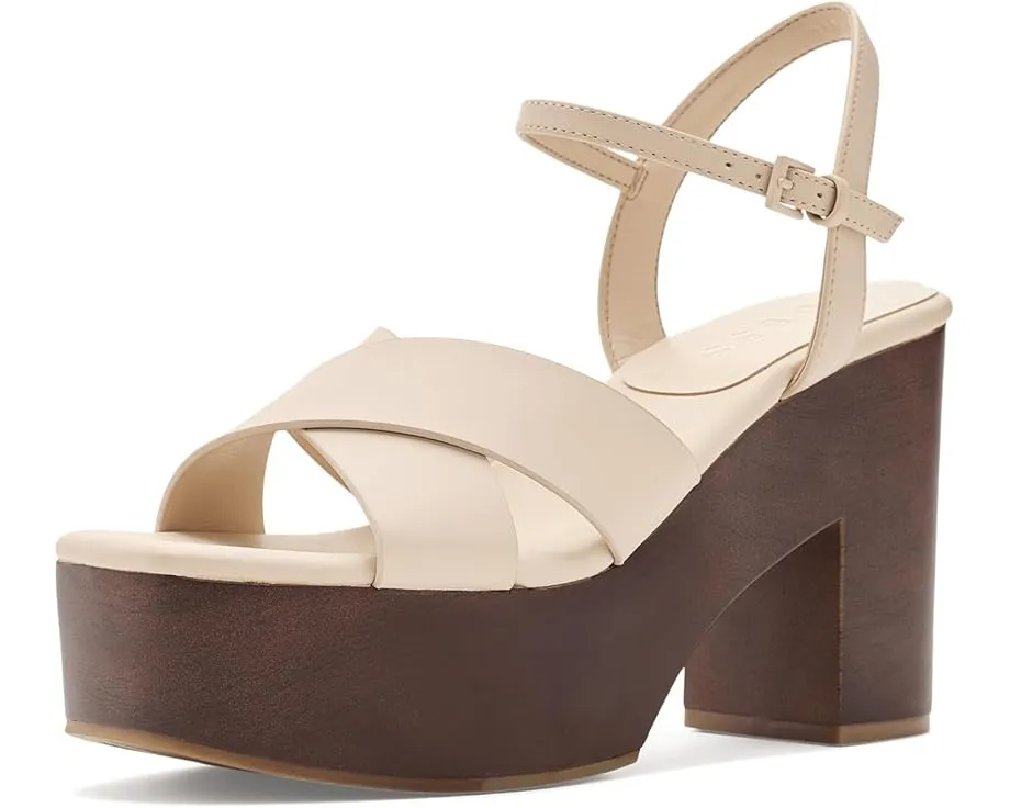Босоножки GUESS Qeelin с каблуком и платформой