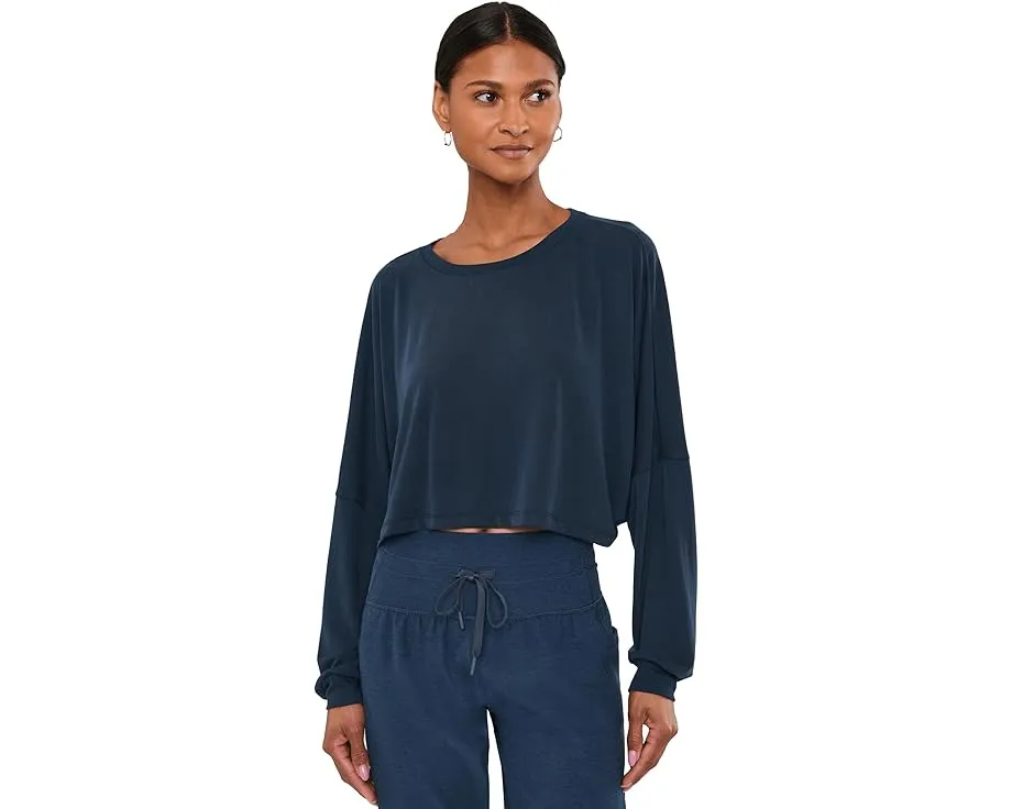 Beyond Yoga Studio Luxe Cropped лонгслив укороченный
