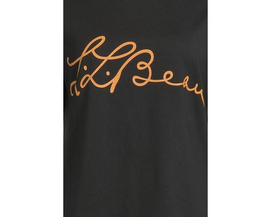 Футболка L.L.Bean Signature Premium Essential с принтом и коротким рукавом