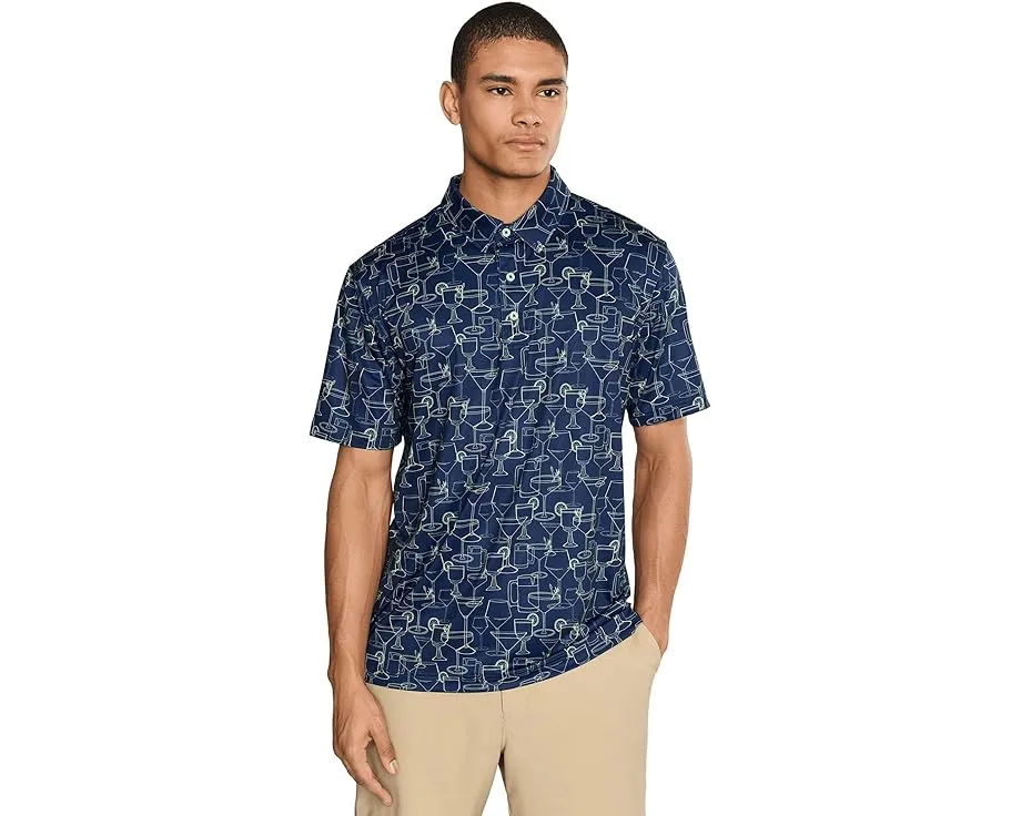 Поло Chubbies The Shake And Stirs с защитой UPF 50+ и эластичной тканью