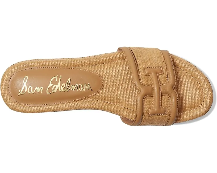 Сандалии Sam Edelman Pauleena на платформе с клиновидным каблуком и логотипом