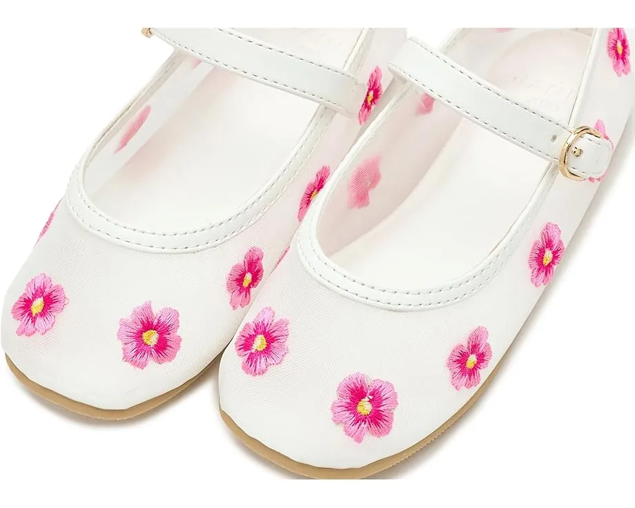 Сандалии с сеткой и цветочным принтом от Janie and Jack