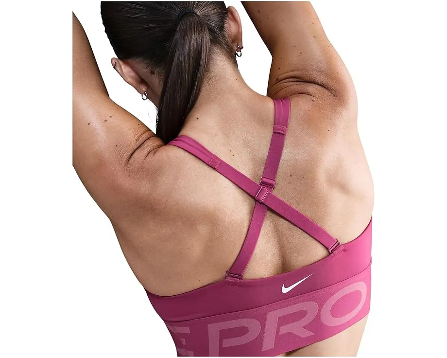 Nike Pro Indy спортивный бюстгальтер с глубоким вырезом и средней поддержкой