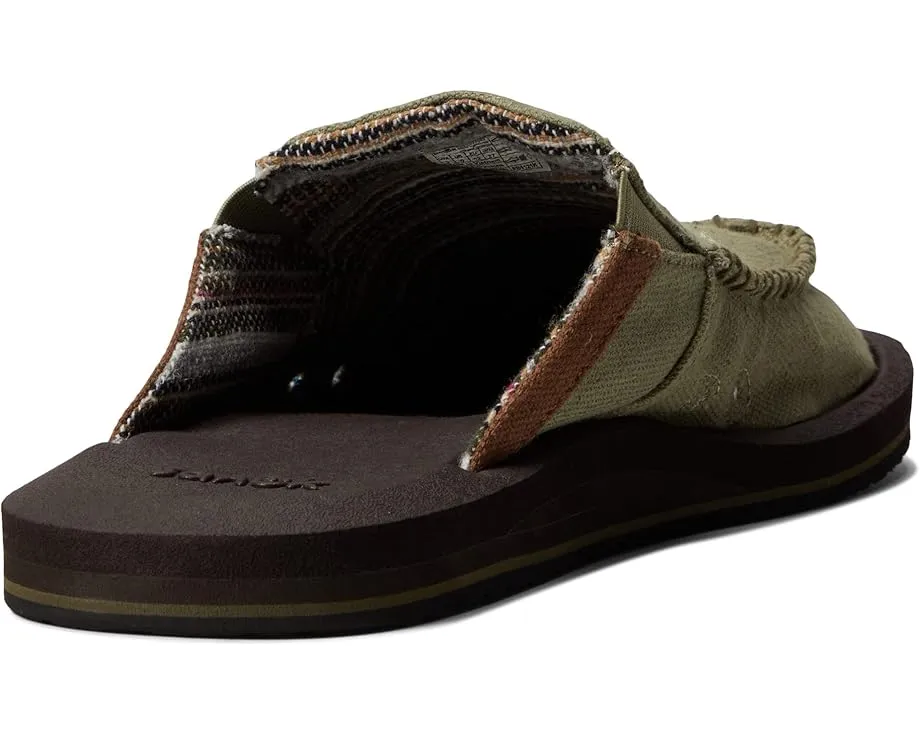 Сланцы Sanuk You Got My Back Soft Top Hemp из конопли с мягким верхом
