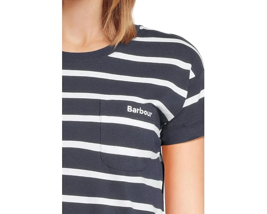 Футболка Barbour Otterburn с полосками и вышивкой на груди