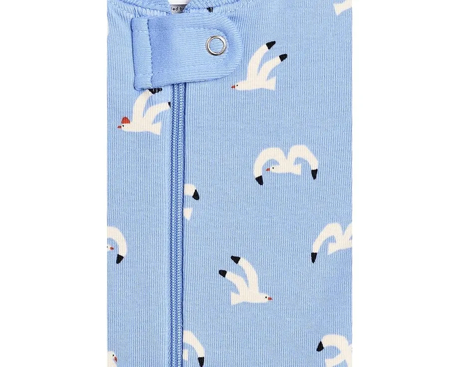 Детский слип HannaJams Print Shortie Sleeper на молнии из органического хлопка