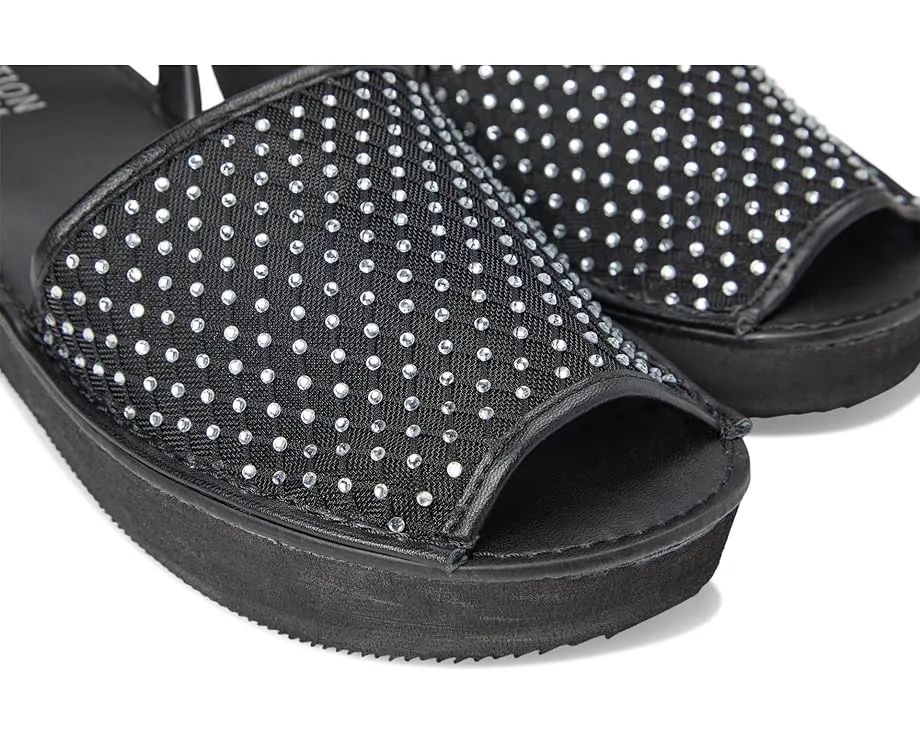 Сандалии Fine Glass Mesh с блестящей сеткой и ремешком на щиколотке