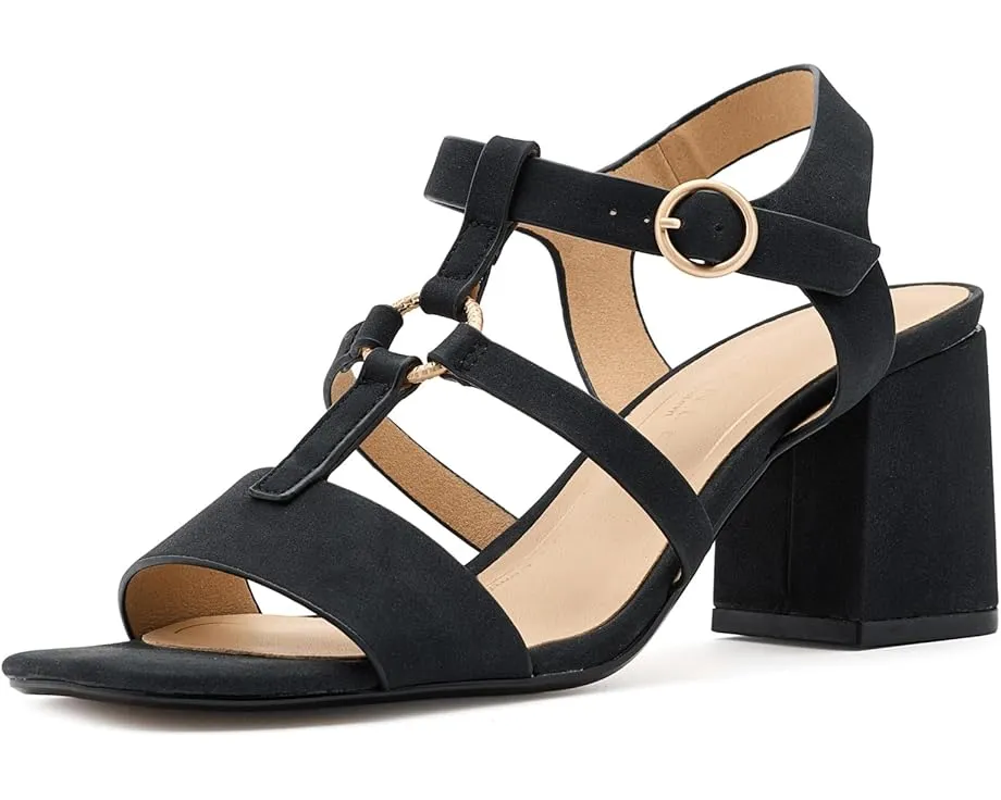 Босоножки Merisol на устойчивом каблуке с открытым носком от Journee Collection