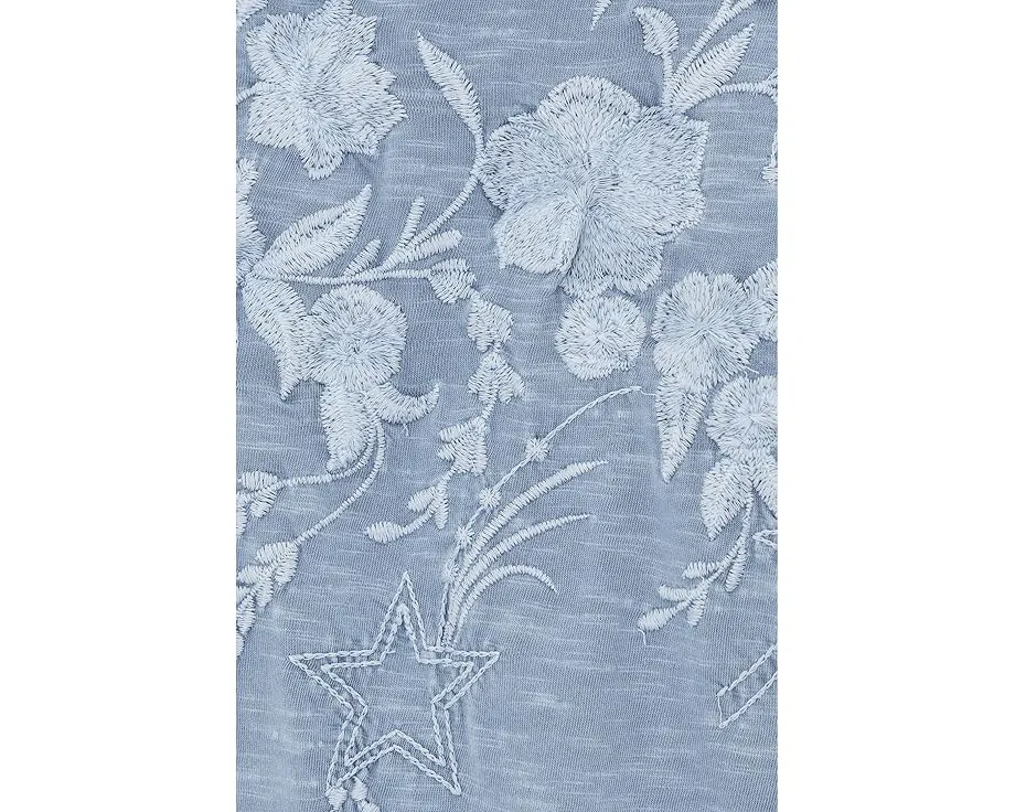 Топ Nell с вышивкой и фигурным подолом от Karyn Seo