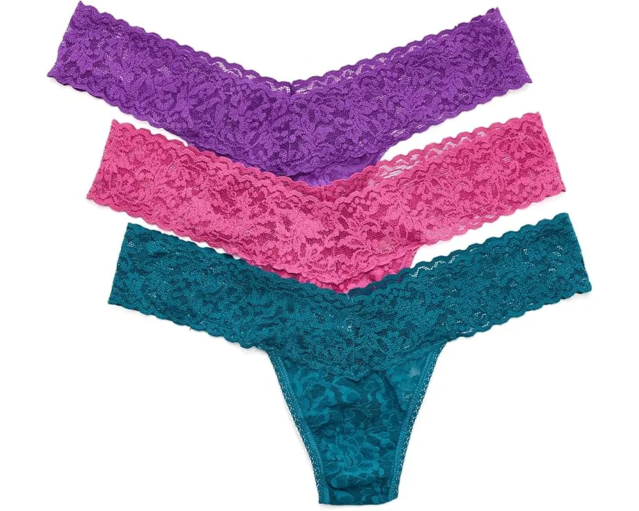Набор трусов стринги Signature Lace Low Rise 3 штуки