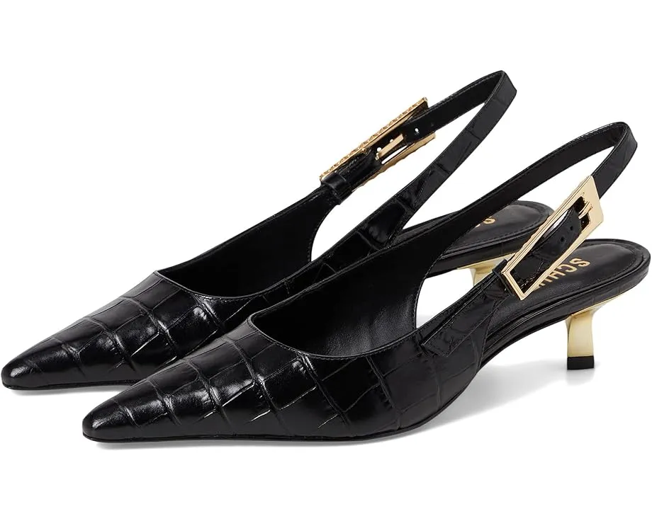 Туфли Ciara Pump Mid с острым носком и ремешком от Schutz