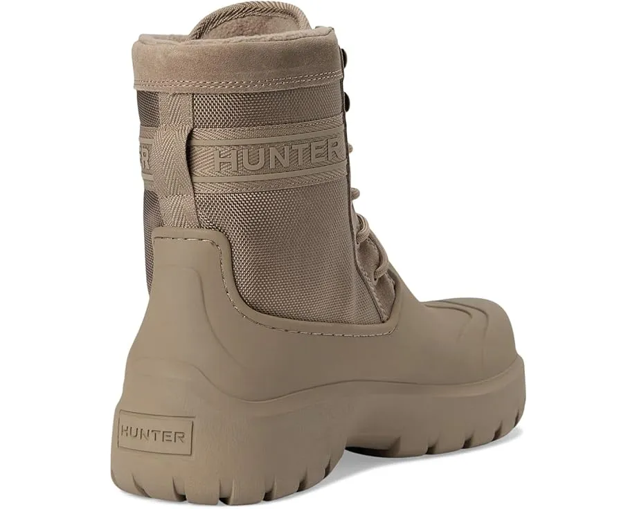 Водонепроницаемые ботинки Hunter London средней высоты на шнуровке