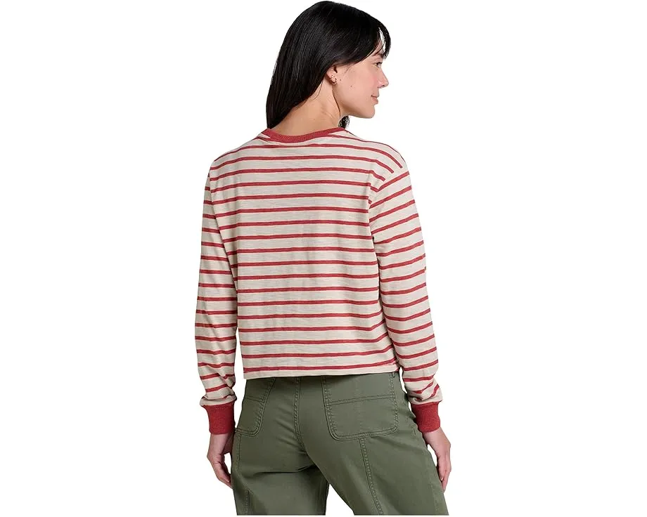 Футболка Toad&Co Boundless Jersey с длинным рукавом и защитой UPF 50+