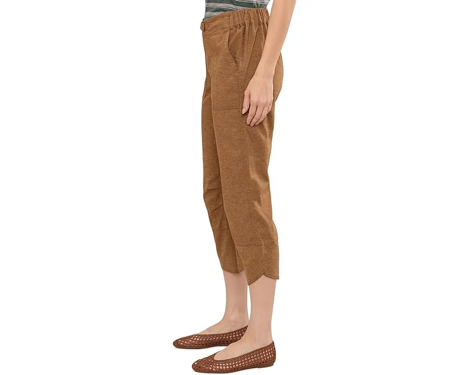 Капри Royal Robbins Hempline из смесовой ткани с коноплей и запахом по низу