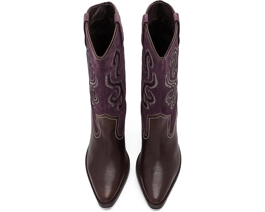 Сапоги Free People Fast Lane Fringe с бахромой и квадратным каблуком