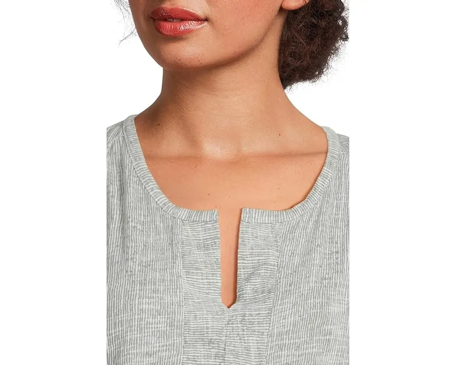 Tommy Bahama Gem Coast Shimmering Bay с короткими рукавами и разрезным вырезом