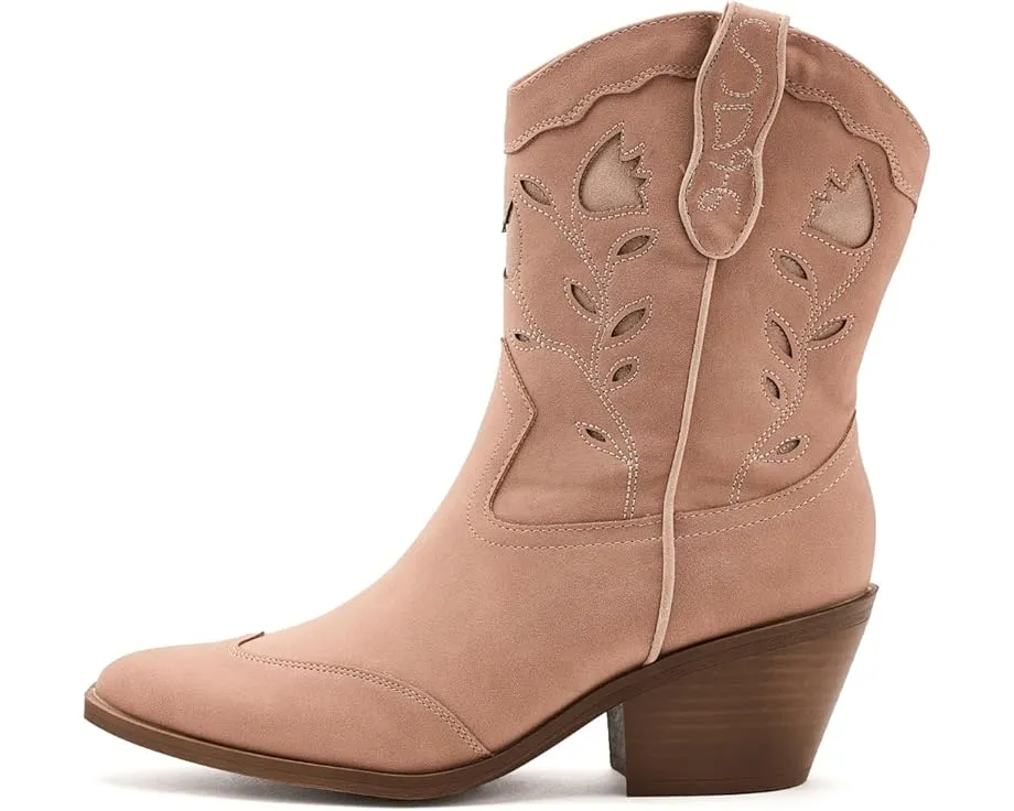 Ботильоны Flash Western Short Boots с острым носком и каблуком от Sam & Libby