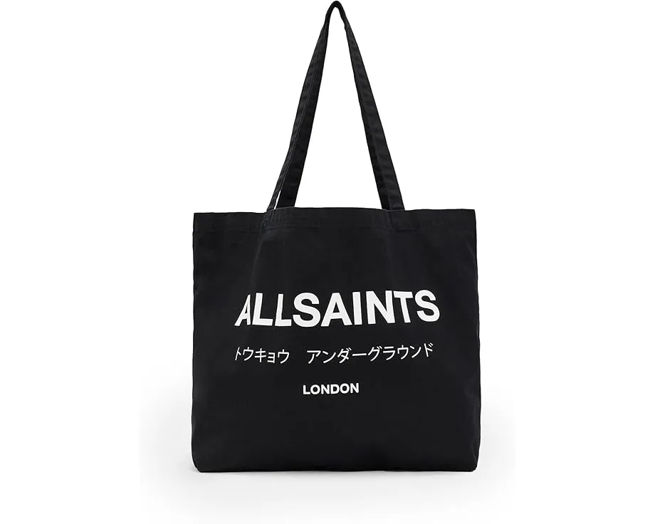Сумка-тоут AllSaints Underground из хлопка