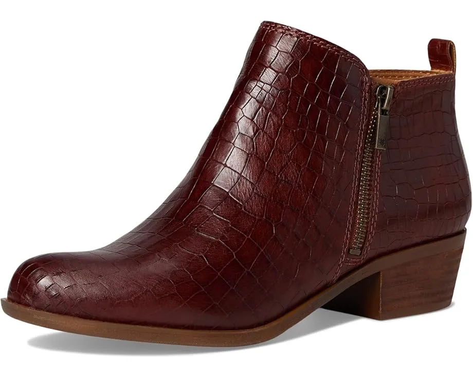 Ботинки Lucky Brand Basel с массивным каблуком и двойной молнией