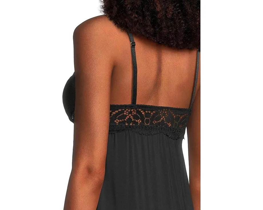 Сорочка Eberjey Beatrix с глубоким вырезом и кружевом