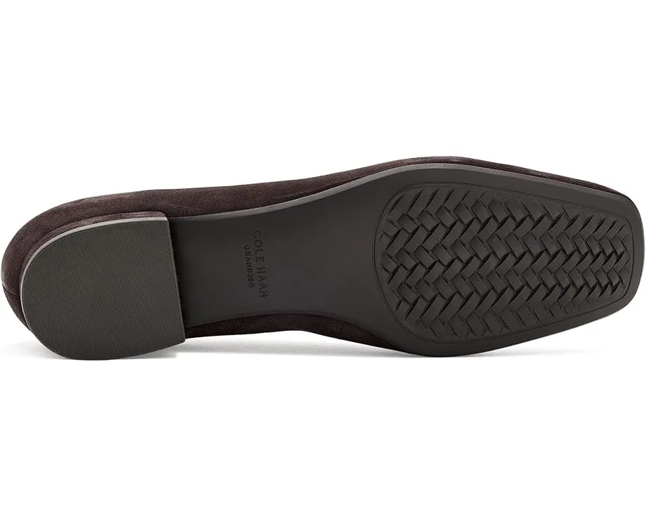 Cole Haan балетки Go-to Verley Horsebit из черной кожи