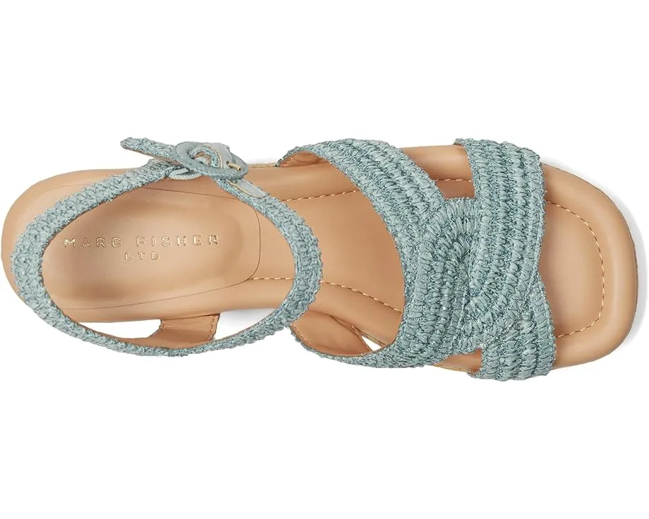 Женские босоножки Marc Fisher LTD Payley на высоком каблуке-танкетке с квадратным носком