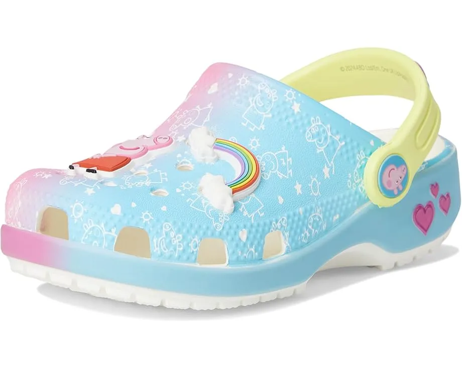 Детские сабо Crocs Classic с героями Peppa Pig для малышей