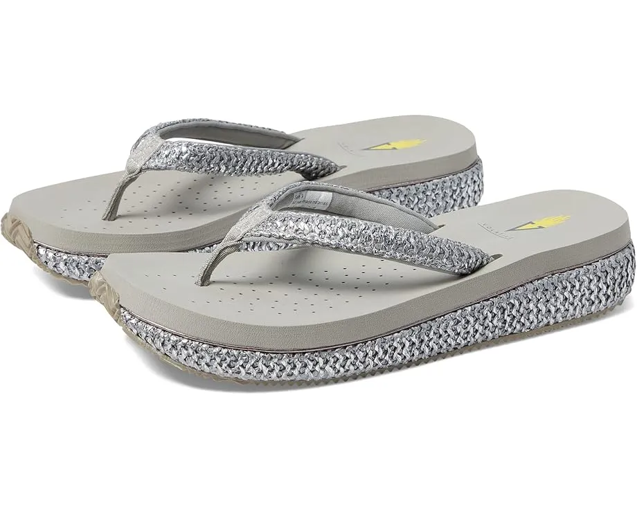 Вьетнамки VOLATILE Palau с плетеным верхом и платформой