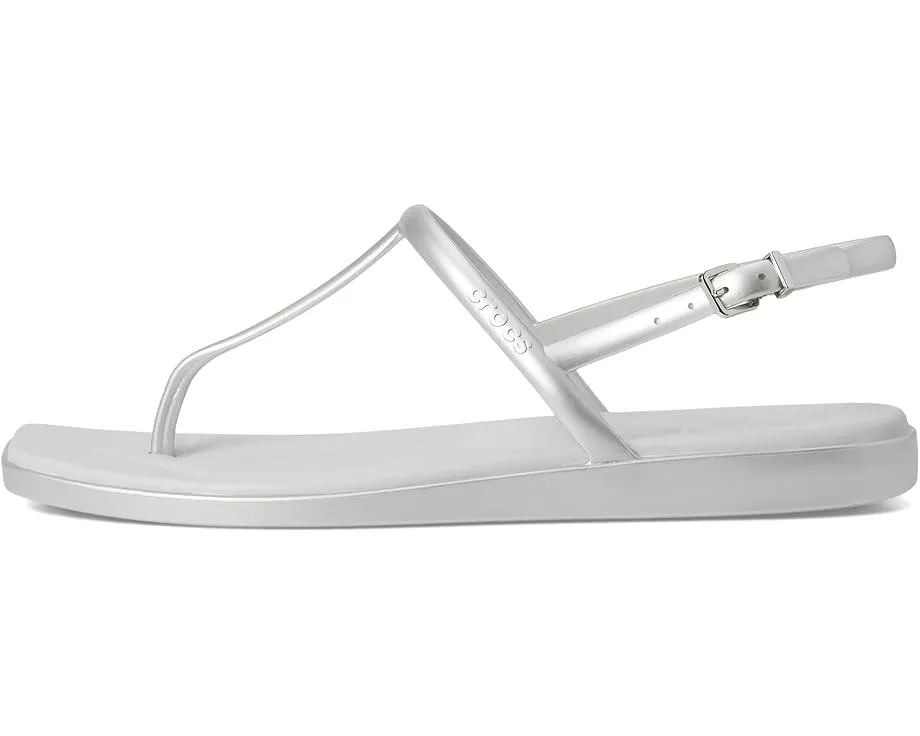 Шлепанцы Crocs Miami Thong Sandal с квадратным носком и гибким верхом