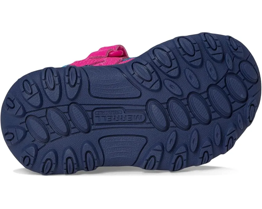 Детские треккинговые ботинки Merrell Kids Ridge Trek с застежкой на липучке