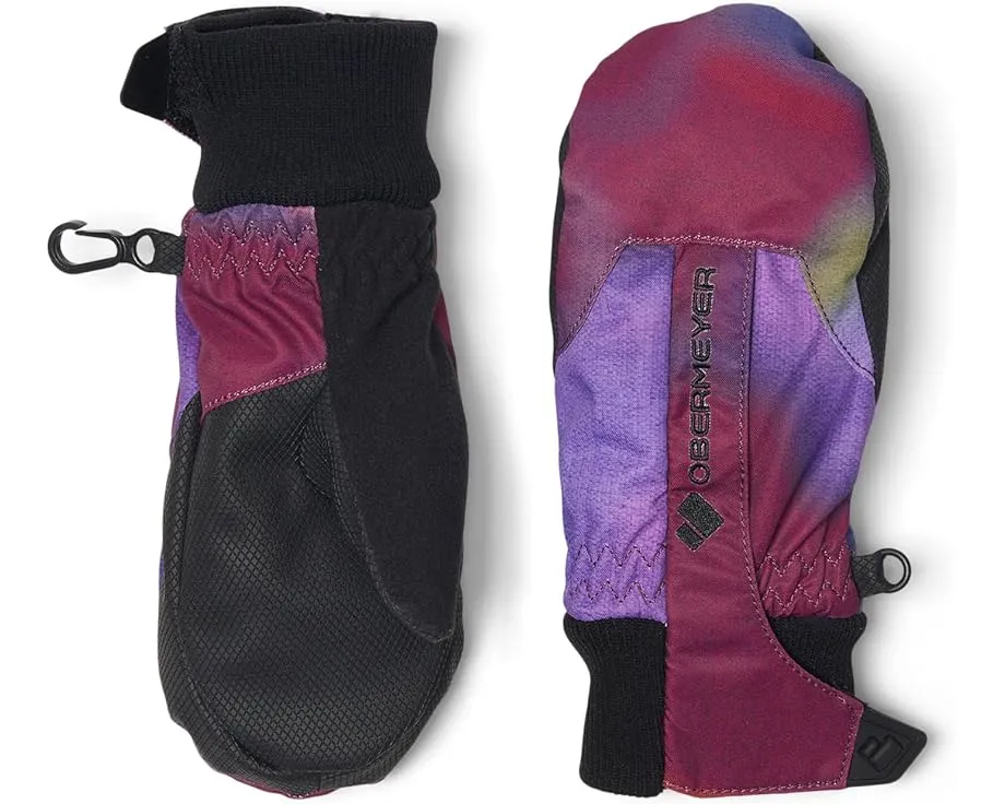 Детские варежки Obermeyer Thumbs Up Print с принтом и мембраной