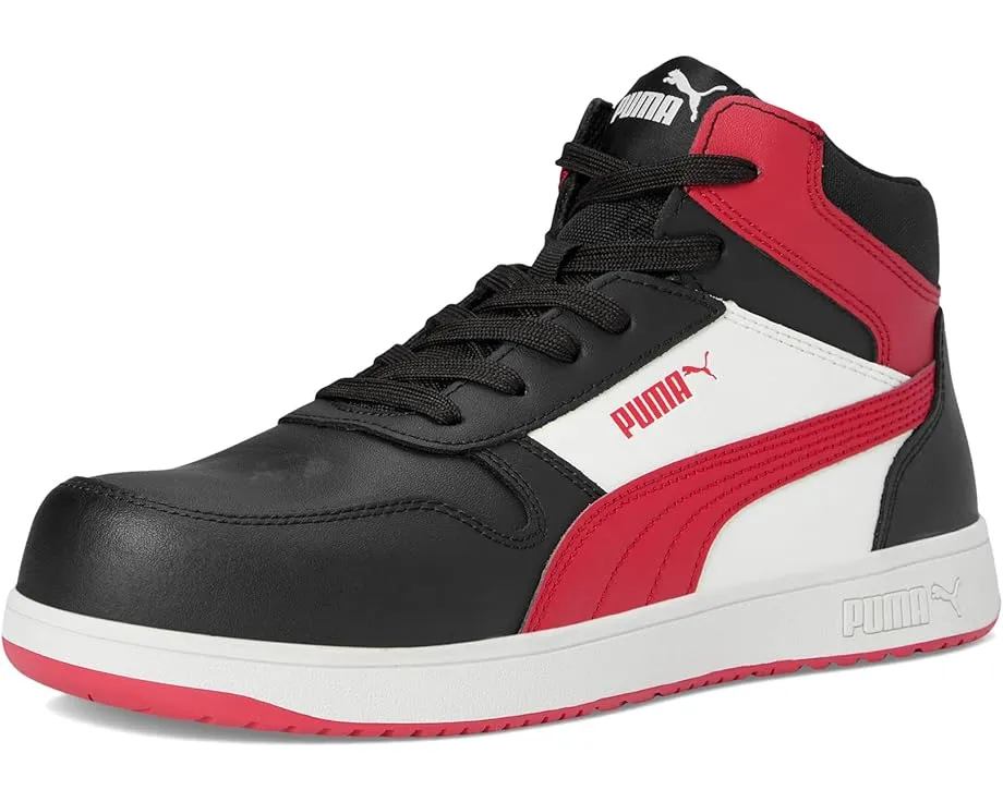Рабочие кроссовки Puma Frontcourt Leather Mid с композитным мыском