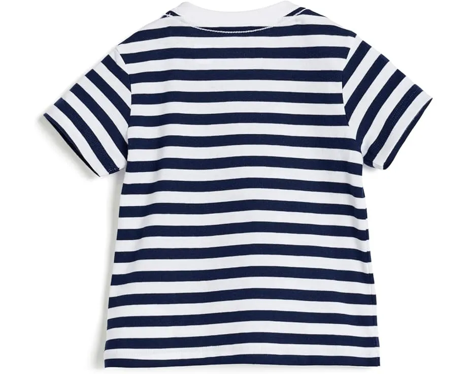 Детская футболка из хлопка джерси с полосками Polo Ralph Lauren