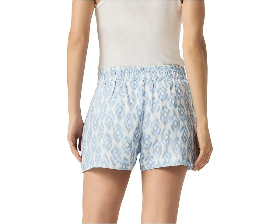 Splendid шорты Campside с высокой посадкой и регулируемым поясом из льна